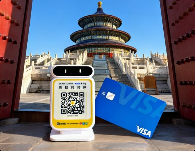 收钱吧携手Visa，助力北京中轴线商户一码搞定跨境支付